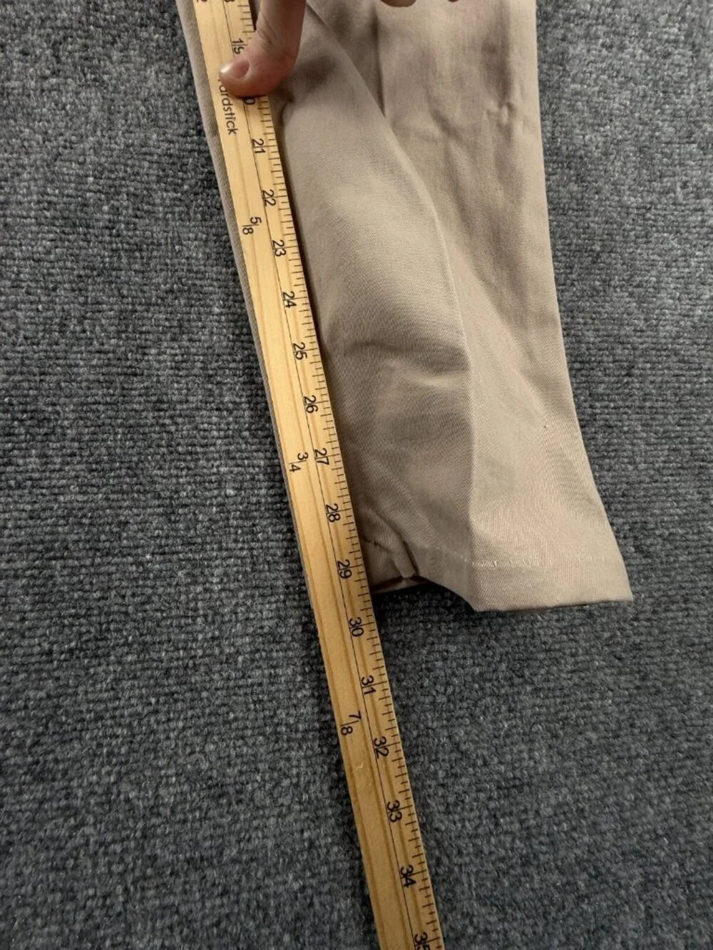 NWD NWT Banana Republic 32x32 Dawson Chino Beige Cotton Pants Adult Flat Front